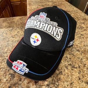 Pittsburgh Steelers Vintage Reebok Conference Champions Hat